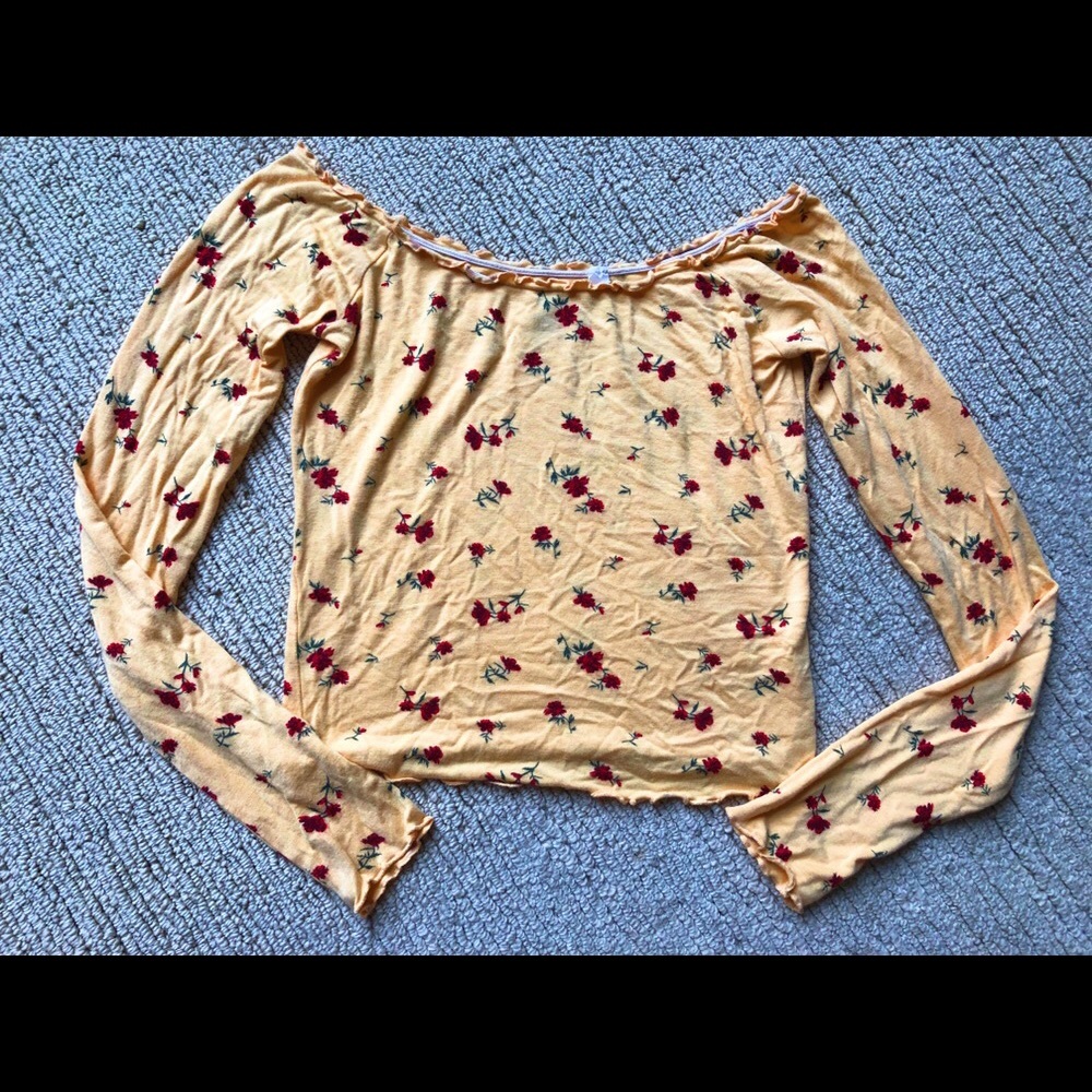 PACSUN off the shoulder summer shirt!